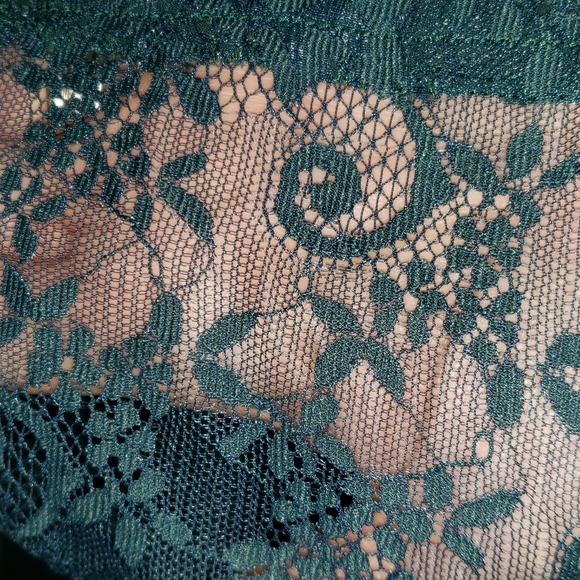 ๐บHP! ๐$8 or 4/$20! AnnTaylor LOFT Petite Teal Tank w/ Lace on Shoulders XXS ๐ - Picture 4 of 5